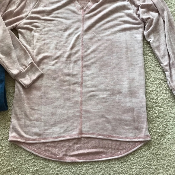 🌻1 MED LEFT🌻Blush Color Hooded Tunic Top - Picture 6 of 8